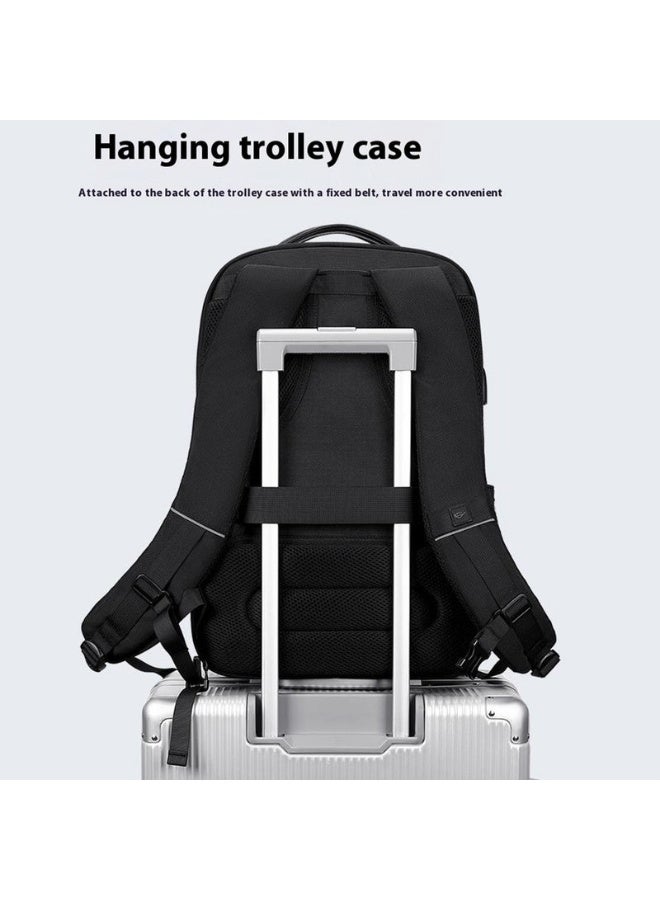 كول بيل CB-8307 Men Laptop Backpack Dry Wet Separation College Student Bag Large Capacity Travel Backpack - Image 5